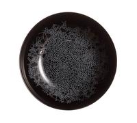 Assiette creuse noire 20 cm Zoe Luminarc