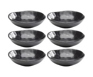 Assiette creuse noire organique Ø 22 cm