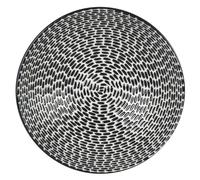 Assiette creuse Patio 19 cm (lot de 6) - Table Passion - Noir - Grès Noir G