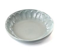Assiette creuse pétale gris (lot de 2) - Amadeus