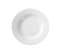 Hendi Assiette creuse 230 mm – porcelaine blanche, bords renforcés, compatible micro-ondes & lave-vaisselle – Lot de 12