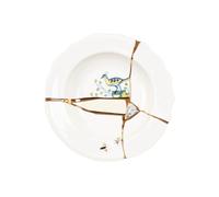 SELETTI – Assiette creuse Kintsugi 09621 – Porcelaine multicolore – Taille unique