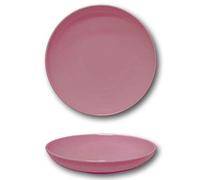 Assiette creuse porcelaine Rose - D 22 cm - Siviglia
