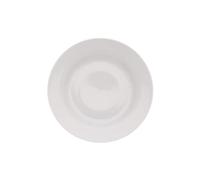 Assiette creuse, porcelaine tchèque, Rona, 24 cm, blanc, G. Benedikt