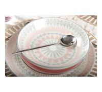 Assiette creuse rose - coachella - lot de 6