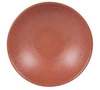 Assiette creuse Vésuvio terra 19 cm (lot de 6) - Table Passion - Orange - Grès Orange G
