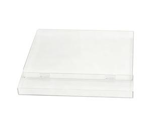 Assiette culinaire en lucite - Serveur de charcuterie transparent, plateau de charcuterie en plastique, bloc de boucher cru, feuille de présentation de sushi, bloc de pétrissage de pâte, panneau de
