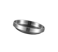 Assiette d ' accompagnement en acier inoxydable pour les styles de repas et de buffets coréens Vaisselle pratique pour un usage quotidien et un événement Plat de kimchi coréen