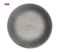 Assiette de Dîner Secret de Gourmet Atelier Gris - Diamètre 27 c
