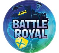 Assiette de fête Battle Royal 8 pièces multicolore 23 cm