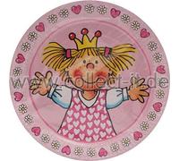 Assiette de fête princesse 8 pièces