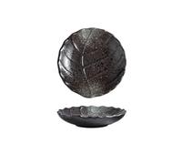 Assiette de Grignotage Assiette à feuilles rondes, assiette collation en céramique for Restaurant, graines de Melon, d'apéritif, parfaite for les fêtes, voyages et pique-niques Assiettes de Dessert