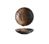 Assiette de Grignotage Assiette à feuilles rondes, assiette collation en céramique for Restaurant, graines de Melon, d'apéritif, parfaite for les fêtes, voyages et pique-niques Assiettes de Dessert