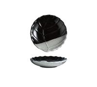 Assiette de Grignotage Assiette à feuilles rondes, assiette collation en céramique for Restaurant, graines de Melon, d'apéritif, parfaite for les fêtes, voyages et pique-niques Assiettes de Dessert