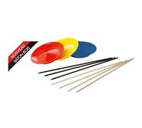 Assiette de jonglerie + bâton bois Tremblay Rouge TU