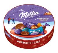 Assiette De Noël Milka Mélange Différentes Variétés Milka 195G