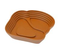 Assiette de nourriture pour tortues - Plateau d'alimentation peu profond, plateau de bol de nourriture pour reptiles | de tortue facile d'accès, texturée avec base stable pour garder