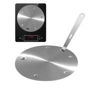 Assiette de poê à induction, 24 cm, pour l'adaptateur de cuisson, maisons de location, disque à mijoter avec une poignée détachable, pour la cuisine ménage