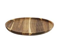 Secret de Gourmet - Assiette de Présentation "Acacia" 30cm Marron Marron G
