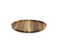 Secret de Gourmet - Assiette de Présentation "Acacia" 30cm Marron Marron G
