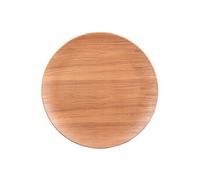 Assiette de présentation bois naturel 34 cm - - Marron - Bois