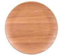 Assiette de présentation bois naturel 34 cm - - Marron - Bois