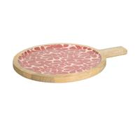 Assiette de Présentation en Bois "Inaya" 40cm Terracotta