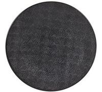 Assiette de présentation Vésuvio noir 31 cm - Table Passion - Noir - Grès Noir G