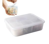 Assiette de service divisée avec couvercle | Conteneur à fruits passe au micro-ondes - Plateau de rangement divisé pour le réfrigérateur | Pour armoire de cuisine, fête, pique-nique ainsi que pour la