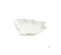 Assiette de Service Frostingo Tree, Blanche, 2,8 x 24 x 25 cm, Home & You, Decoration Noel Interieur, Parfaites pour La Table