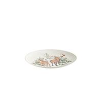 Assiette de Service Hirvos, 30,6 cm, multicolore, Home & You, Decoration Noel Interieur, Parfaites pour La Table, Christmas