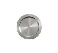 Assiette de service ronde en acier inoxydable de qualité supérieure pour buffet de fruits de mer et barbecue, avec bord élégant, pour cuisine moderne, 28 cm (argent)
