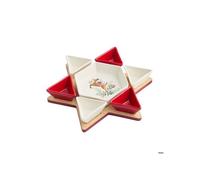 Assiette de Service Wildero, multicolore, 4 x 28 x 24,5 cm, Home & You, Decoration Noel Interieur, Parfaites pour La Table