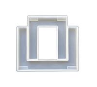 Assiette De Table Plage Moule En Résine Époxy Plateau Service Silicone Bricolage Artisanat Décorations Outils Moulage Silicone Jardinière Béton