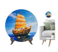 Assiette décorative 3D - Style artistique - Décoration de table avec support - Décoration d'intérieur d'inspiration créative - Bol de collection élégant - Sculpture murale ou