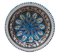 Assiette décorative en céramique marocaine tunisienne 0411201200