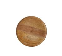 Assiette décorative Mica Decorations Duko Brun Bois de manguier H2xl40xL40cm