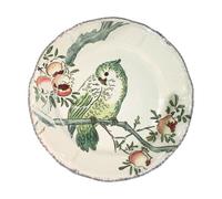 Assiette Dessert 23.2 cm Cacatoès GRANDS OISEAUX