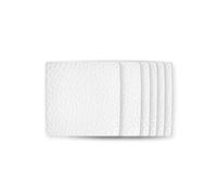 Assiette Dune 12x12 cm (lot de 6) - Table Passion - Blanc - Porcelaine Blanc G