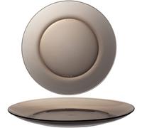 Assiette Duralex LYS SEPIA marron 235 x 20 mm - lot de 6