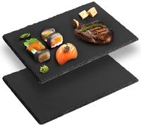 Assiette en ardoise naturelle avec pieds antidérapants Vendos85