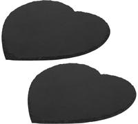 Assiette en ardoise naturelle avec pieds antidérapants Vendos85