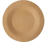 Assiette en bambou "pure" PAPSTAR non divisée 180 mm 10 pièces