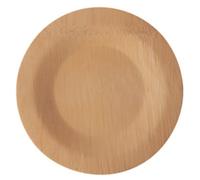 Assiette en bambou 'pure', sans compartiment, 180 mm