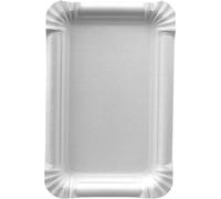pure - Assiette - carré - jetable - blanc (pack de 250)