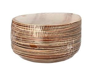 Assiette en feuille de palmier Ø 23 cm - Lot de 25