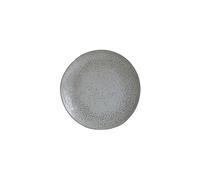 Assiette en grès gris-bleu, ronde, lave-vaisselle, micro-ondes - House Doctor, Rustic - Ø28x3 cm