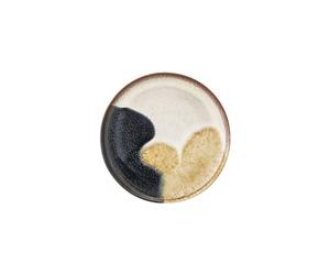 Assiette en grès multicolore, ronde, à motifs - Bloomingville, Jules - Ø22x2 cm