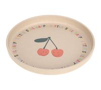 Assiette en polypropylène et cellulose Happy Fruits Cerise