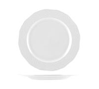 Assiette En Porcelaine Arianna Blanche Ronde 30,5 Cm Maison
